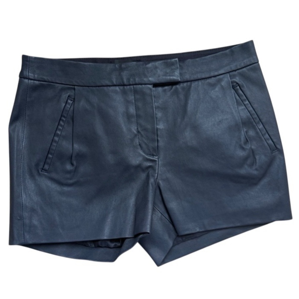 J. Crew Collection 100% Leather Shorts